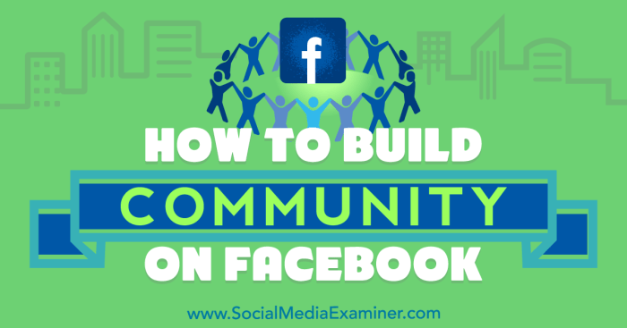 Building a Community on Facebook