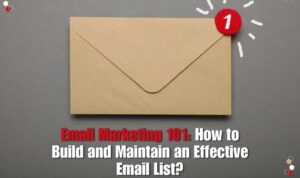 Building an Email List for Marketing